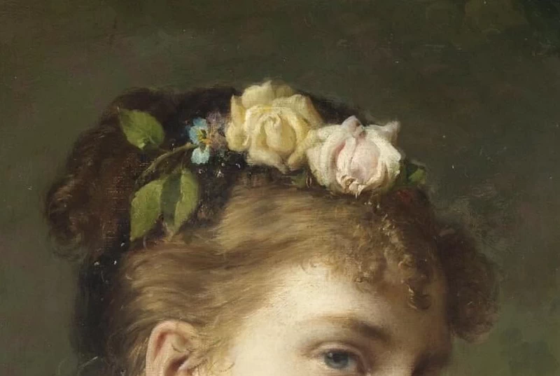 Ritratto di donna - dettaglio